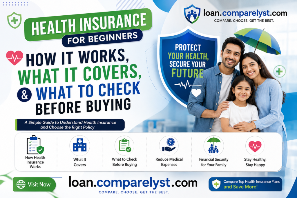 Health Insurance for Beginners: How It Works, What It Covers, and What to Check Before Buying