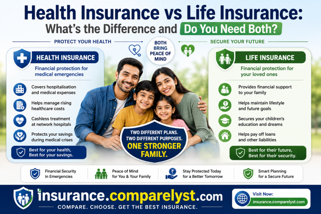 Health Insurance vs. Life Insurance: What’s the Difference and Do You Need Both?